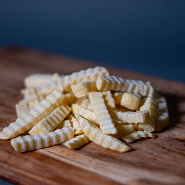 Papas fritas crinkle