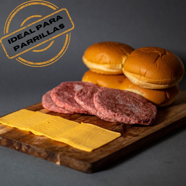 Pack Cheeseburger Tipo "Formada"  4 Unidades
