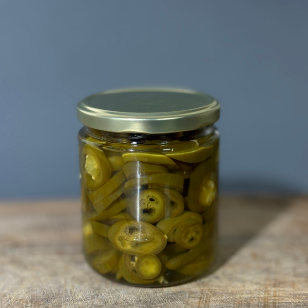 Ají jalapeño en rodajas